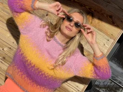 ABRICOT TIE&DYE 4 COLORS SWEATER