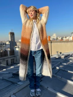 BEIGE TIE&DYE HOODIE COAT 12 COLORS