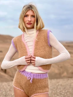 BOLERO COLORBLOCK BEIGE