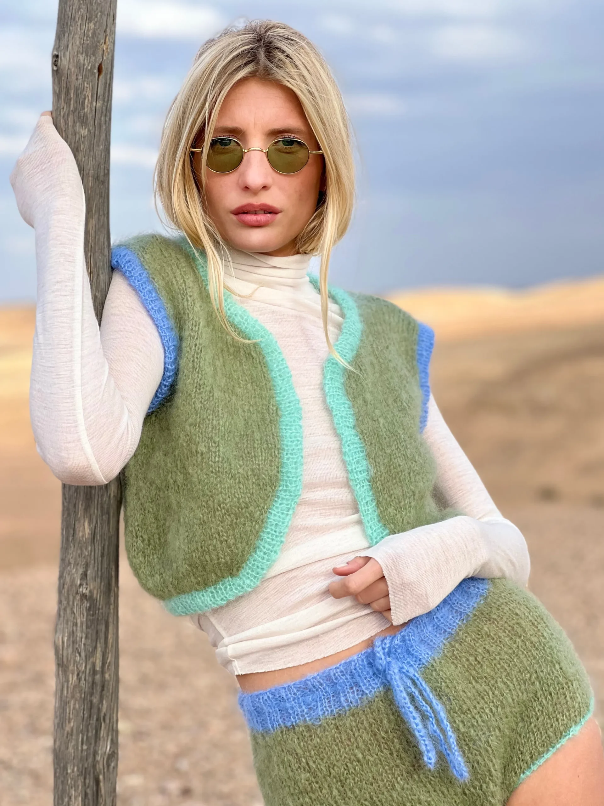 BOLERO COLORBLOCK KAKI