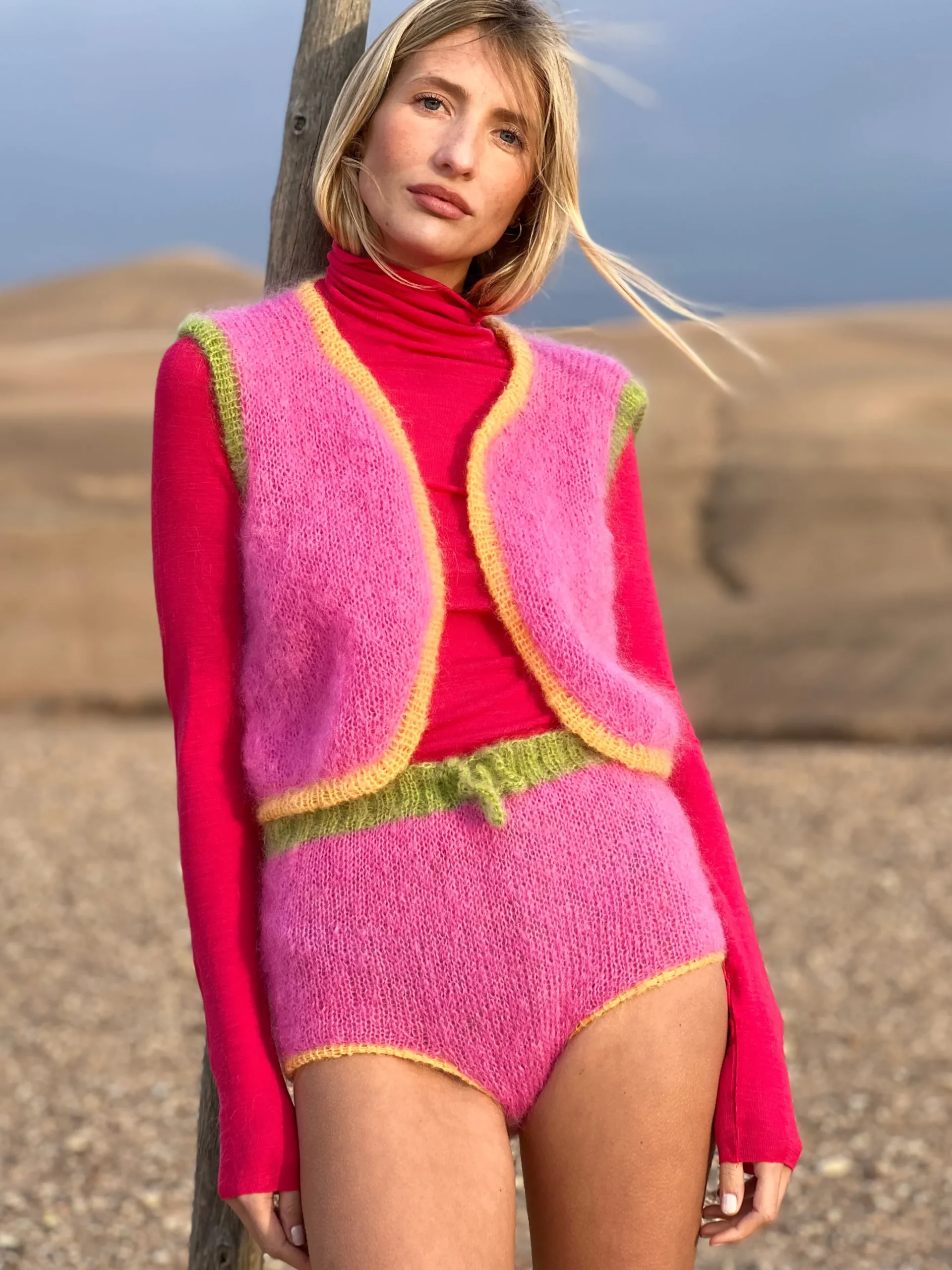 BOLERO COLORBLOCK PINK