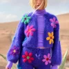BOLERO FREE FLOWERS BLUE
