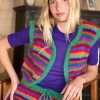 BOLERO NO SLEEVES MULTISTRIPES STRONGS