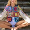BOLERO PATCHWORK ECRU