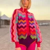 BOLERO WAVE MOHAIR MULTICOLOR