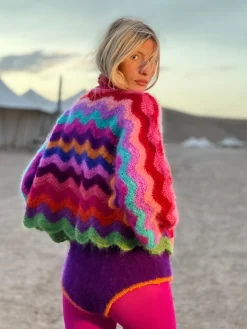 BOLERO WAVE MOHAIR MULTICOLOR