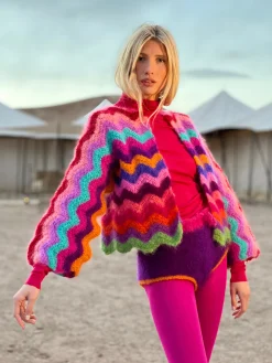 BOLERO WAVE MOHAIR MULTICOLOR