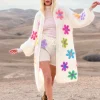 COAT FREE FLOWERS ECRU (Fall / Winter)
