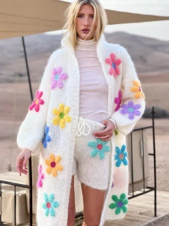 COAT FREE FLOWERS ECRU (Fall / Winter)