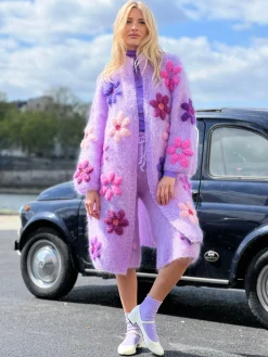 COAT FREE FLOWERS PARME
