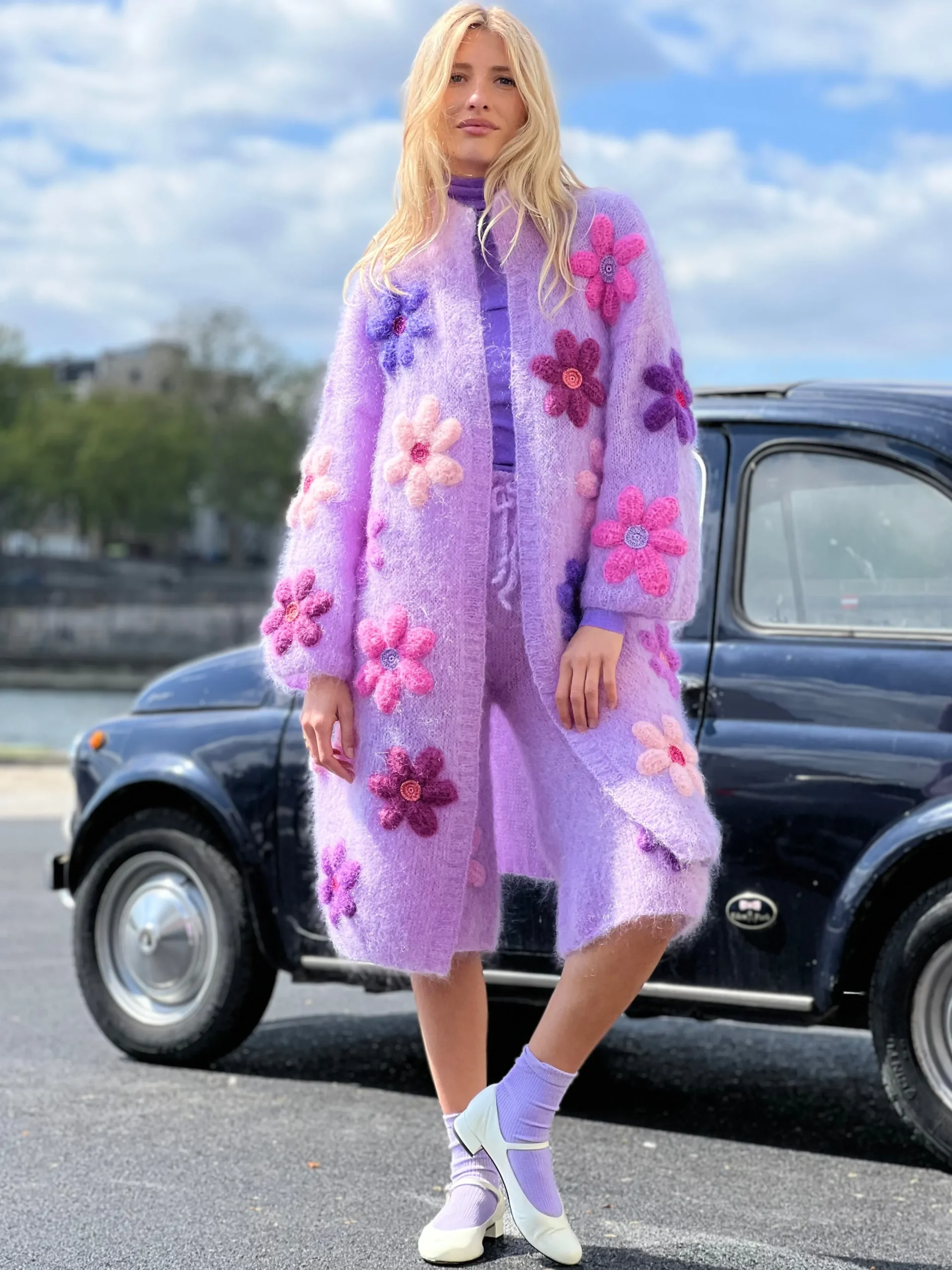 COAT FREE FLOWERS PARME