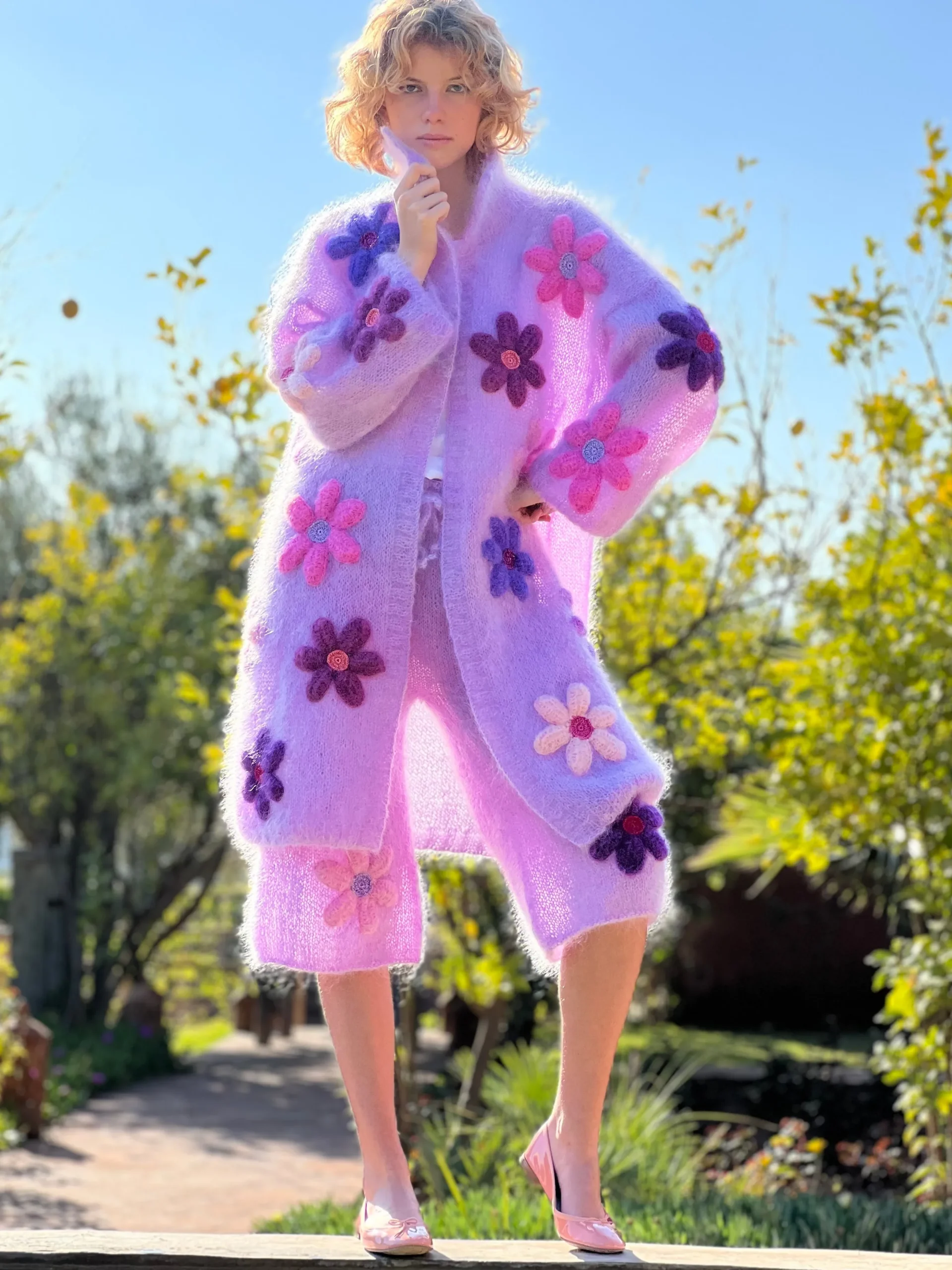 COAT FREE FLOWERS PARME