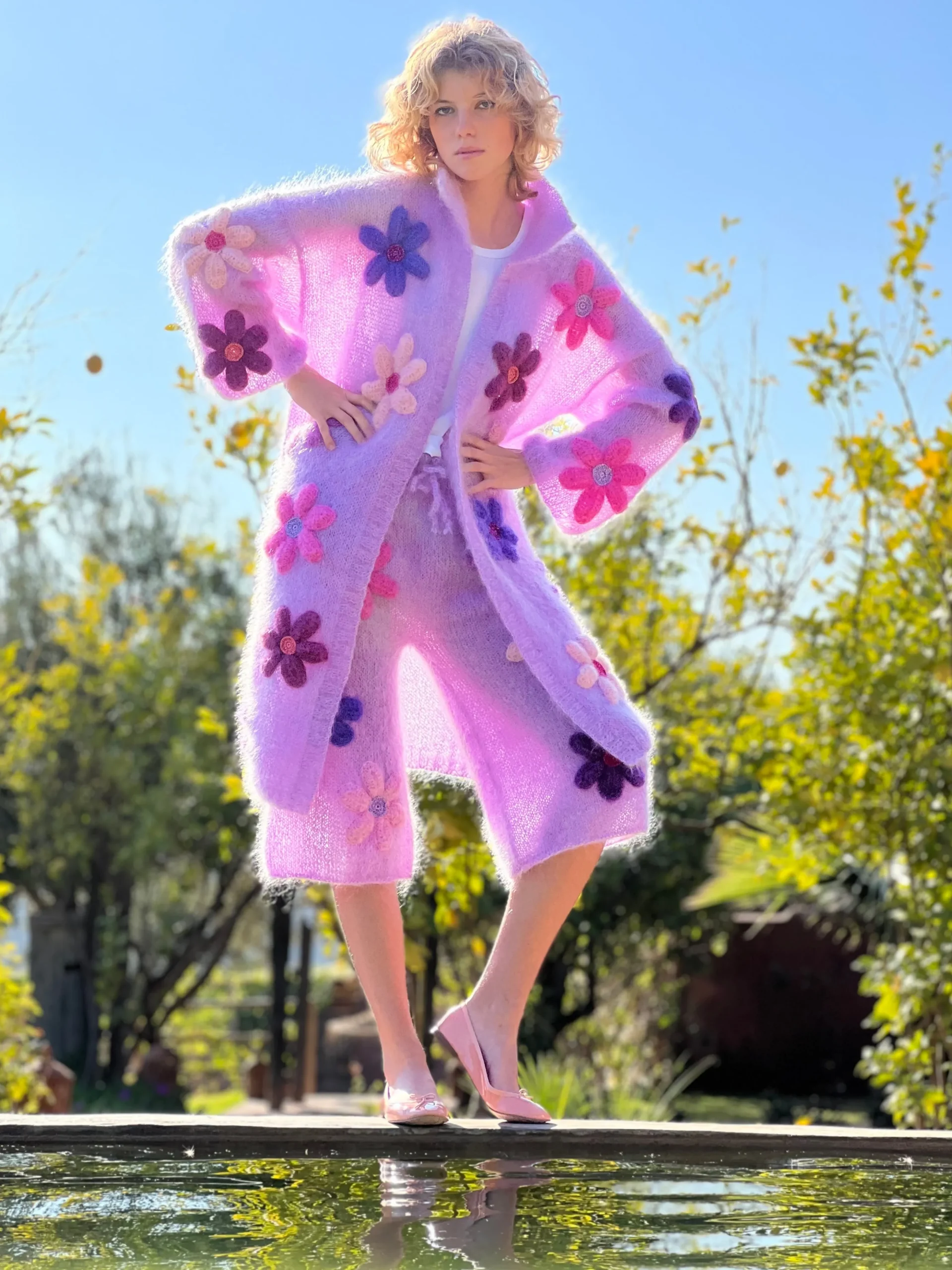 COAT FREE FLOWERS PARME