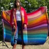 COAT HOODIE STRIPES  MULTICOLOR