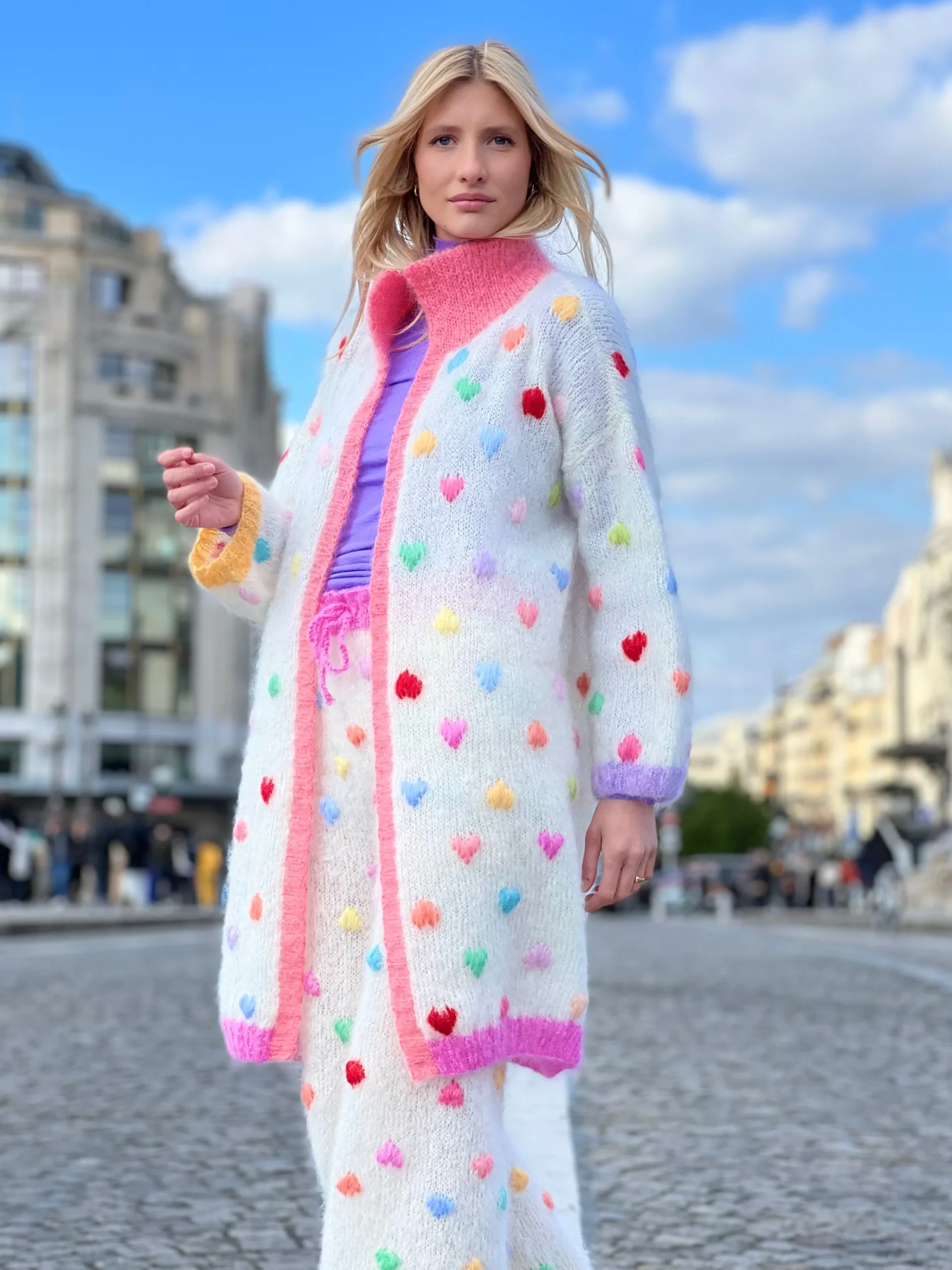 COAT MON AMOUR ECRU