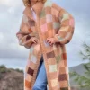 COAT PIXELS BEIGE