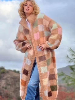 COAT PIXELS BEIGE