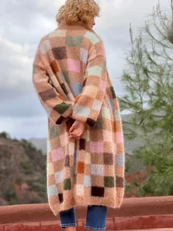 COAT PIXELS BEIGE