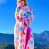 COAT PIXELS ECRU