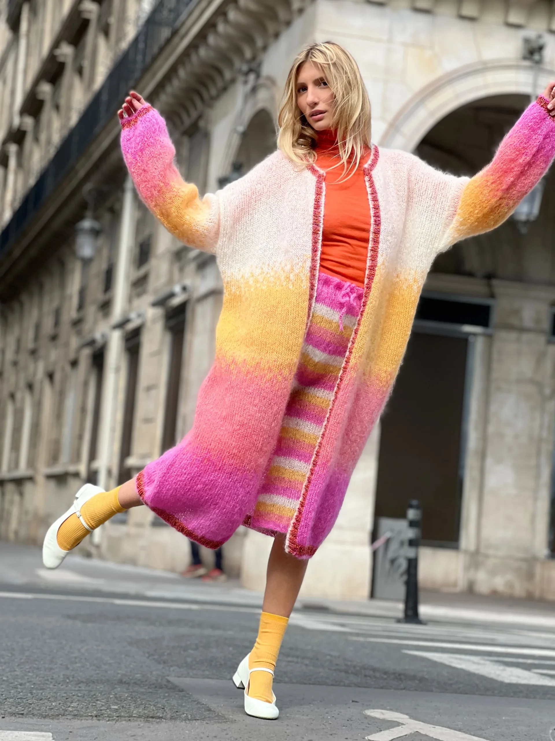 COAT TIE&DYE SUNSHINE