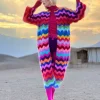 COAT WAVE MOHAIR MULTICOLOR