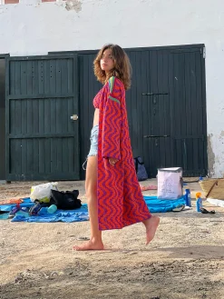 COAT ZIGZAG ORANGE