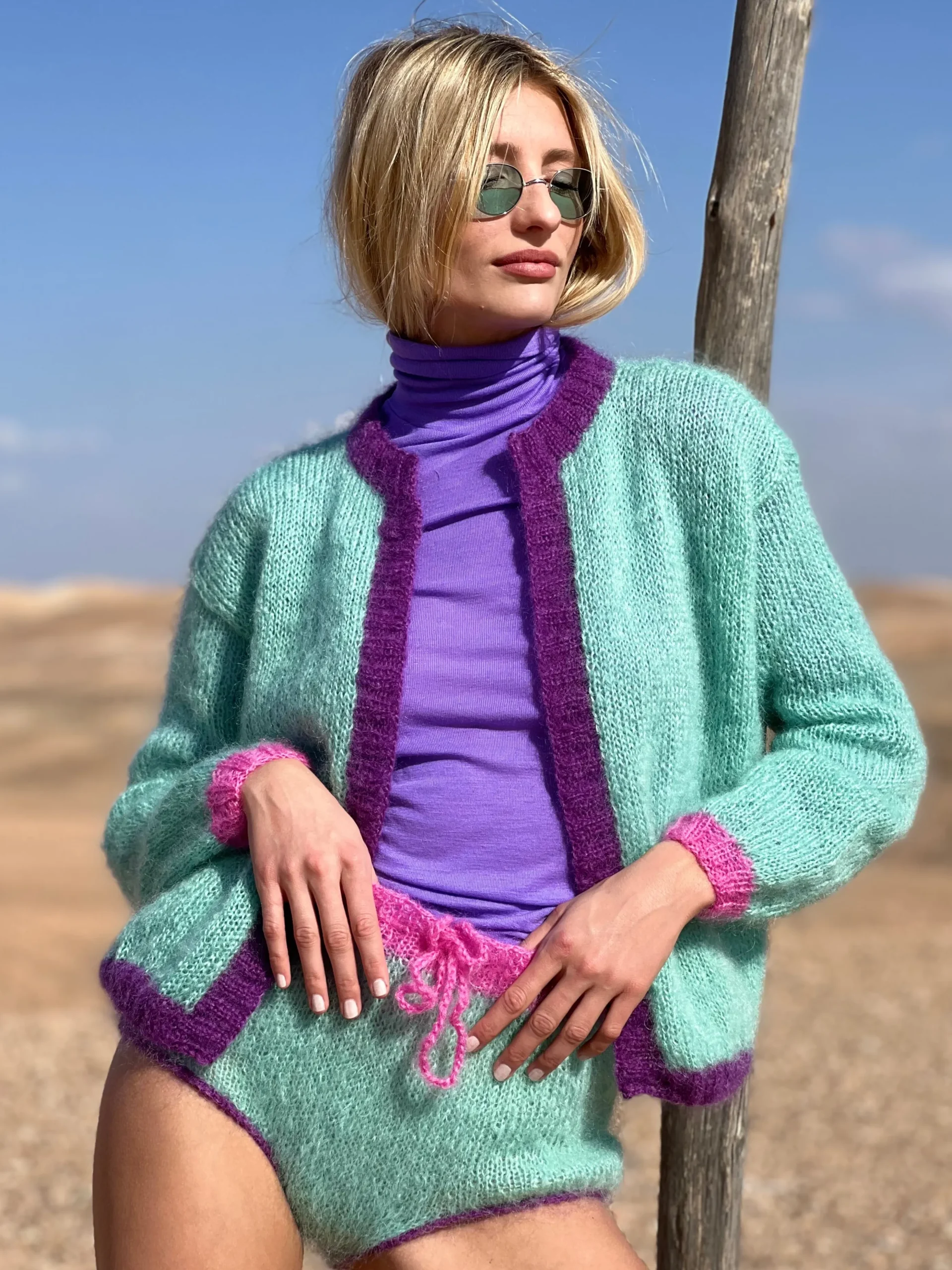 CULOTTE COLORBLOCK AQUA