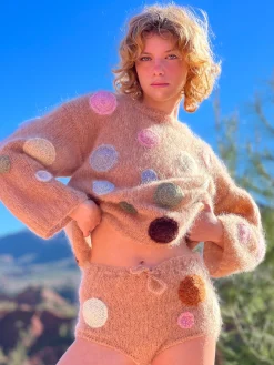 CULOTTE DOTS BEIGE