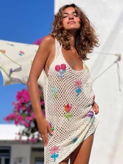 DRESS FISHNET BLOOM