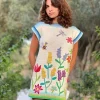 DRESS NO SLEEVES GARDEN PARTY