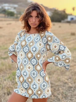 DRESS SLEEVES 3/4 LUXURY GOLD & SILVER
