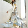 GOLD & SILVER DIAGONALES COAT