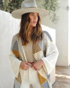 GOLD & SILVER DIAGONALES COAT