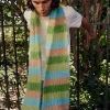 HAT & SCARF STRIPES BEIGE