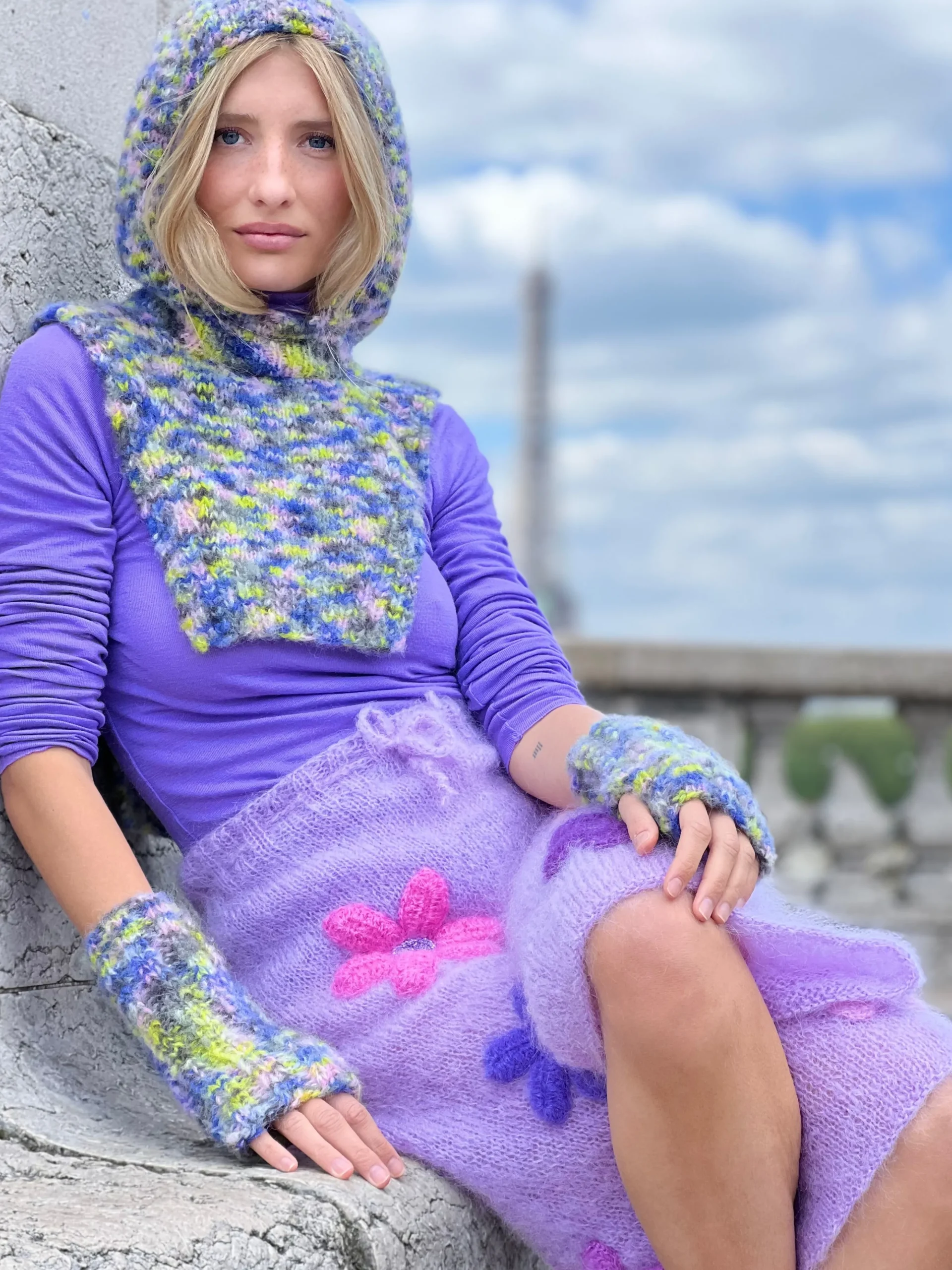 HOODIE & MITTENS DOUDOU MULTI