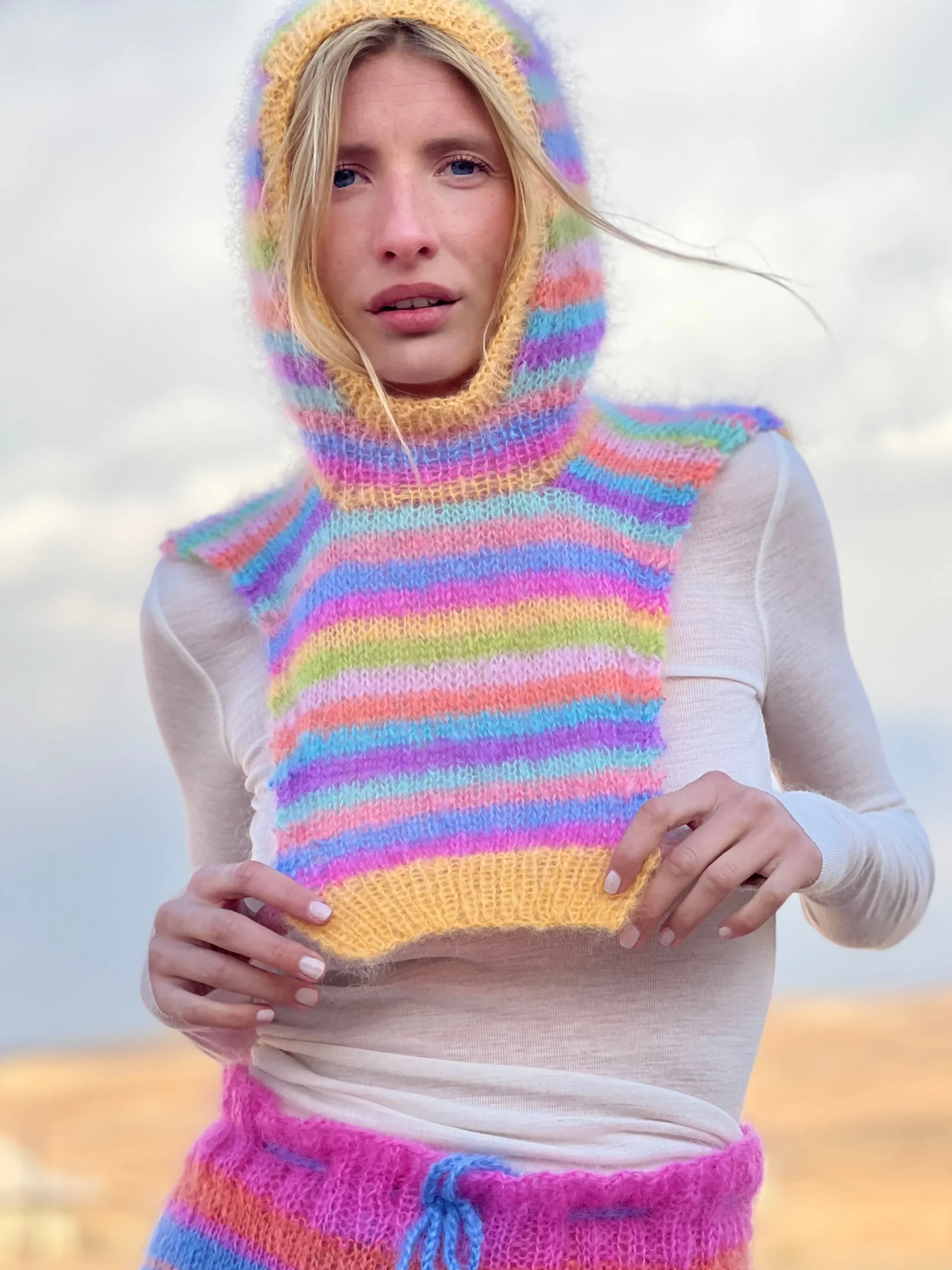 HOODIE MULTISTRIPES PASTELS