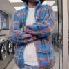 JACKET TARTAN BLUE