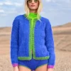 LITTLE JACKET COLORBLOCK BLUE