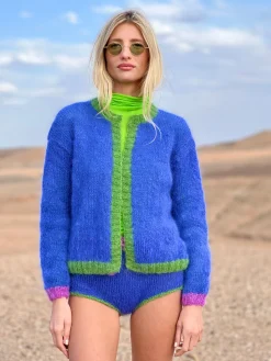 LITTLE JACKET COLORBLOCK BLUE