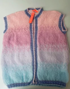 LITTLE JACKET NO SLEEVES TIE&DYE PARME