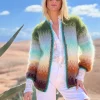 LITTLE JACKET TIE&DYE 12 COLORS CHOCO / KAKI