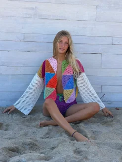 MULTICOLOR DIAGONALES BOLERO