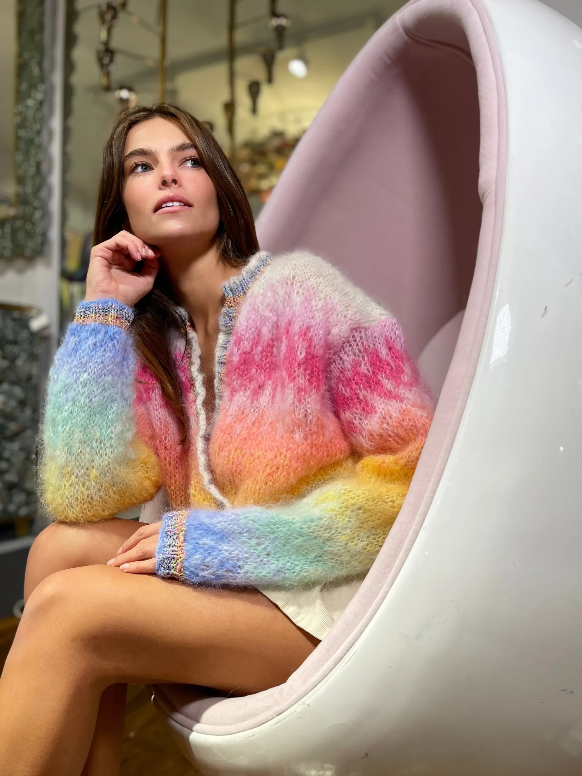 PASTEL TIE&DYE LITTLE JACKET (Fall / Winter)