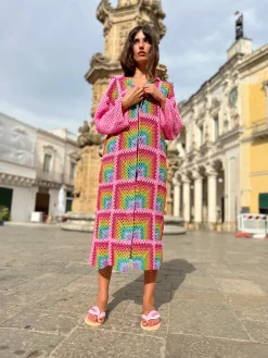 PINK RAINBOW HOODIE COAT