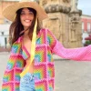 PINK RAINBOW LITTLE JACKET