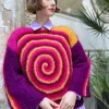 RED SPIRALES SWEATER