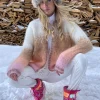 ROSE PALE TIE&DYE LITTLE JACKET