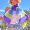 SCARF STRIPES PACIFIQUE