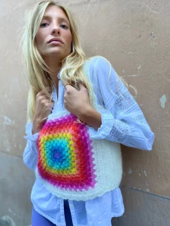 STRONG PATCHWORK MOHAIR TOP