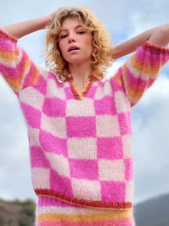 SWEATER BALLOON PIXELS SUNSHINE